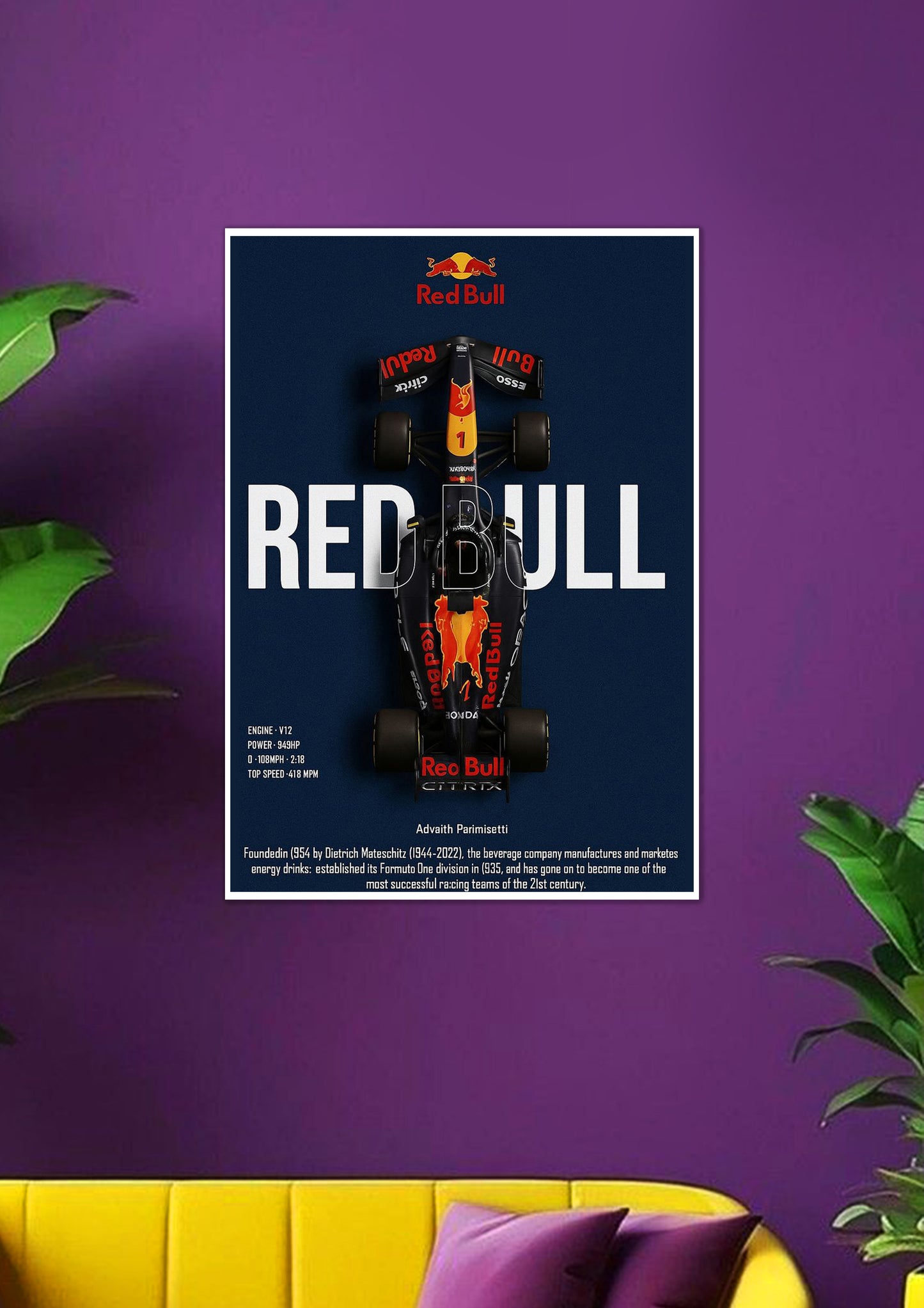 Redbull F1 | Car posters